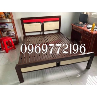 Giường sắt khung hộp 4-8 bao chắc chắn 1m8x2m (Hình chụp thật) - Bảo hành 24 tháng- Giao hàng miễn và lắp ráp phí HCM
