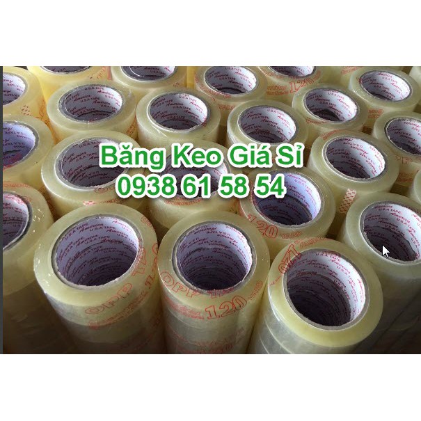 Băng Keo Mỏng Lõi 300y 2,4kg/cây gồm 6 cuộn