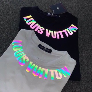 Áo thun tay lỡ phản quang unisex form rộng