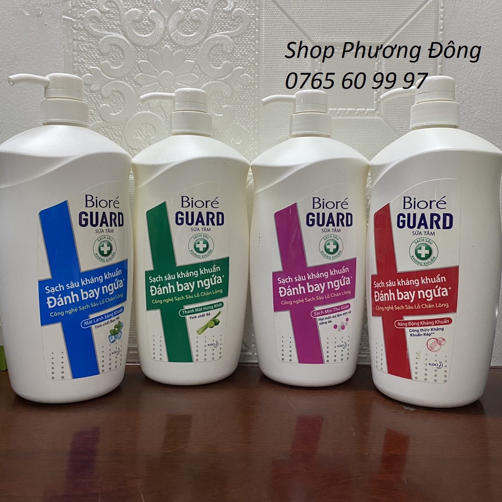 Sữa Tắm Sạch Sâu Diệt Khuẩn Bioré Guard 800ml