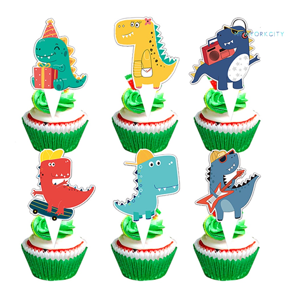 1 Bộ Khăn Trải Bàn Ăn Sử Dụng 1 Lần In Họa Tiết Khủng Long Hoạt Hình Tiện Dụng Cho Tiệc Cưới