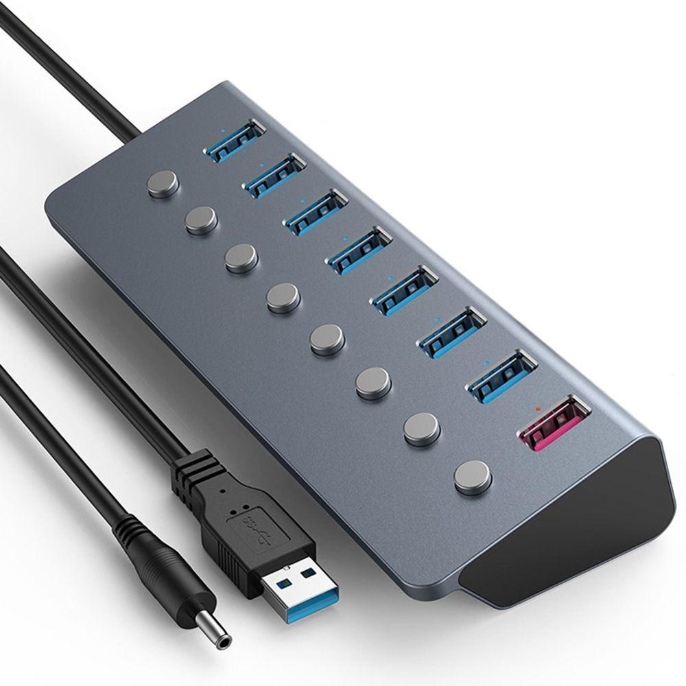 BEBETTERM Hub Chia Cổng USB 3.0 Có Công Tắc Bật / Tắt