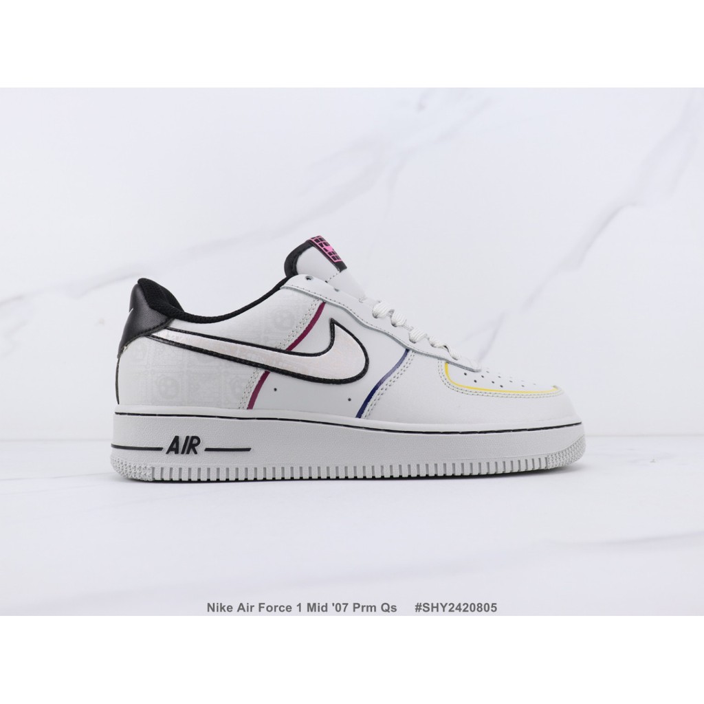 Giày Thể Thao Nike Air Force 1 Mid '07 Prm Qs Chất Liệu Da Size 36 - 45