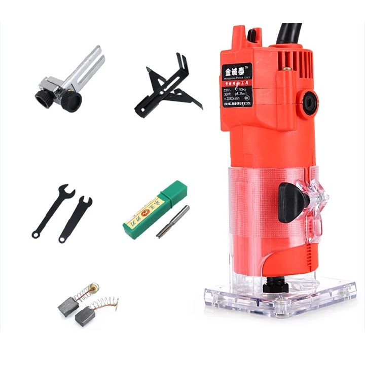Máy phay gỗ -máy soi chỉ gỗ cầm tay-phay alu-tặng mũi và phụ kiện_LT official