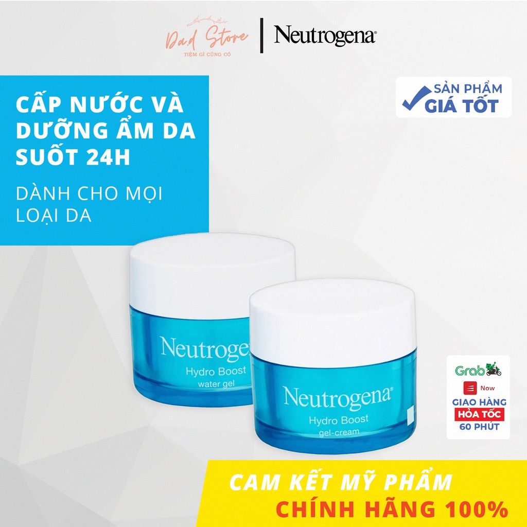 Kem Dưỡng Ẩm 💧𝐅𝐫𝐞𝐞𝐒𝐡𝐢𝐩 𝐗𝐓𝐑𝐀💧 Kem Cấp Nước Neutrogena Hydro Boost Aqua Gel & Aqua Cream Pháp Mới