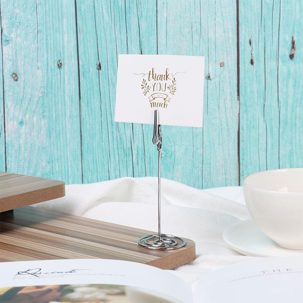 1 Kẹp Giấy Kim Loại Màu Vàng Hồng Dùng Kẹp Ảnh Cưới
