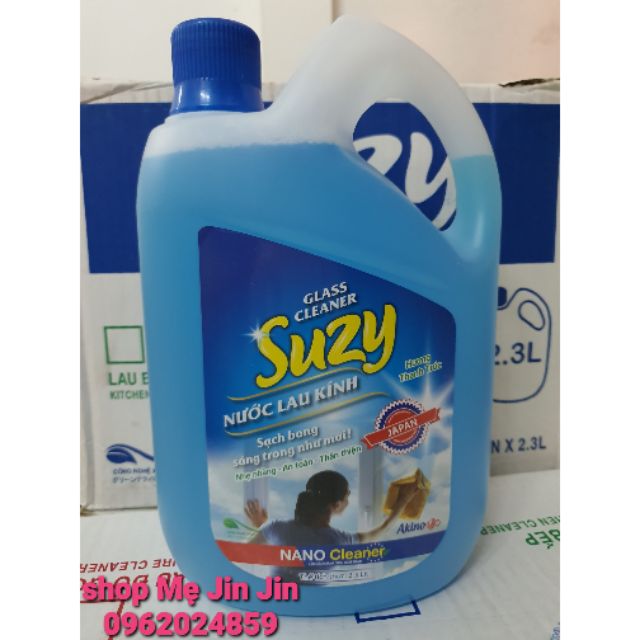 Nước lau kính SUZY 4L - thành phần HỮU CƠ, chất lượng NHẬT BẢN