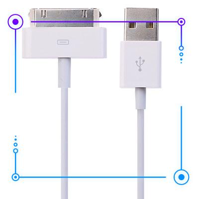 Dây Cáp Sạc IP3g/3gs/4/4s_ tablet táo 1/2/3 -Loaị Tốt[BH: 3Tháng]