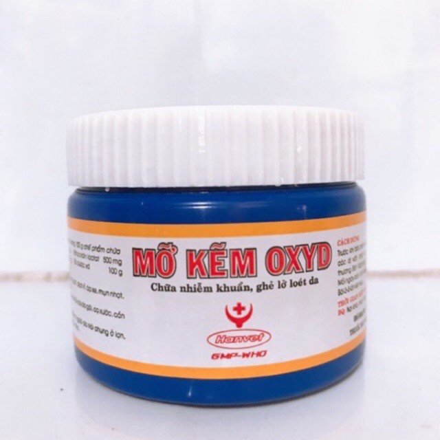 MỠ KẼM OXYD Chữa nhiễm khuẩn, ghẻ lỡ loét da.