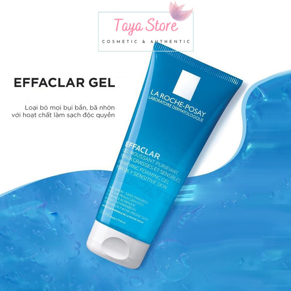 Sữa rửa mặt La Roche Posay cho da dầu, da mụn nhạy cảm Effaclar Purifying Foaming Gel 50ml và 400ml | BigBuy360 - bigbuy360.vn
