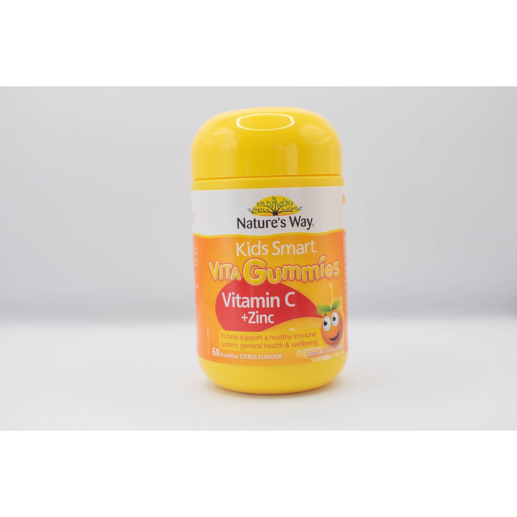 Kẹo dẻo Vitamin C Và Kẽm Nature way Cho Bé, 60 viên.