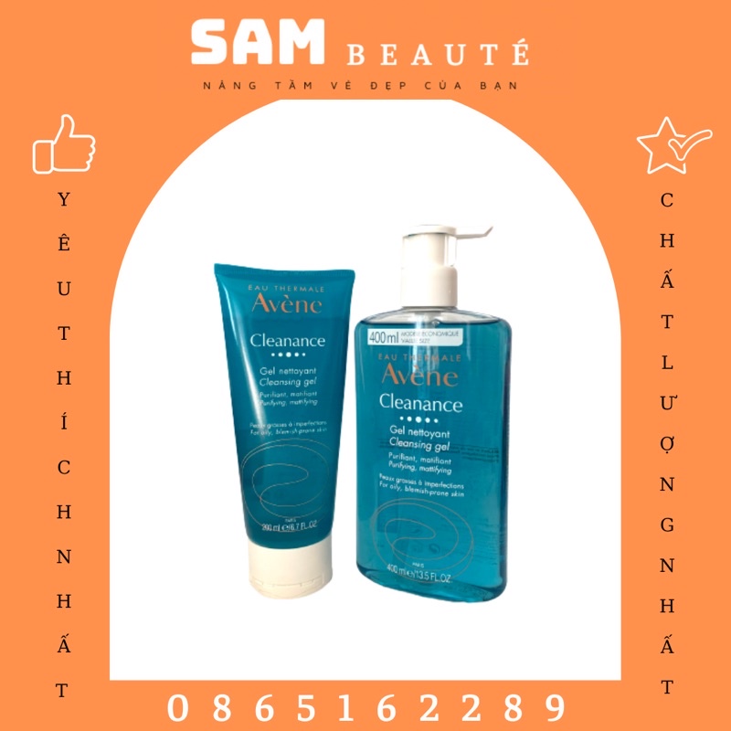 [HOT] Sữa rửa mặt Avene 200ML, 400ML