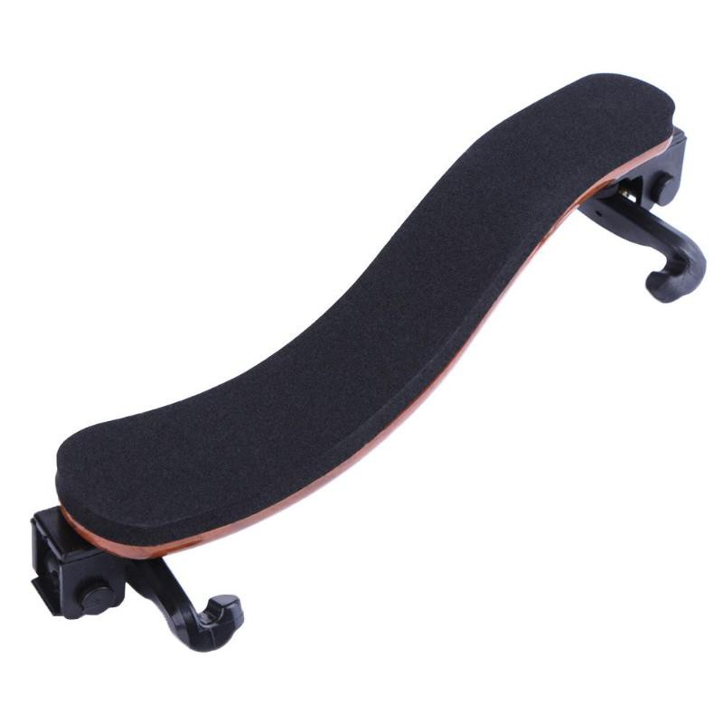 Violin Shoulder Rest Adjustable Professional 4/4 Full Size Violin Shoulder Rest Support Maple Wood Rest Violin Parts