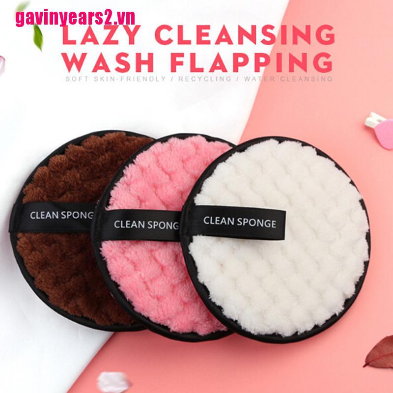 [GAV2]Microfiber cloth pads dirt remover towel facial face cleansing makeup cloth