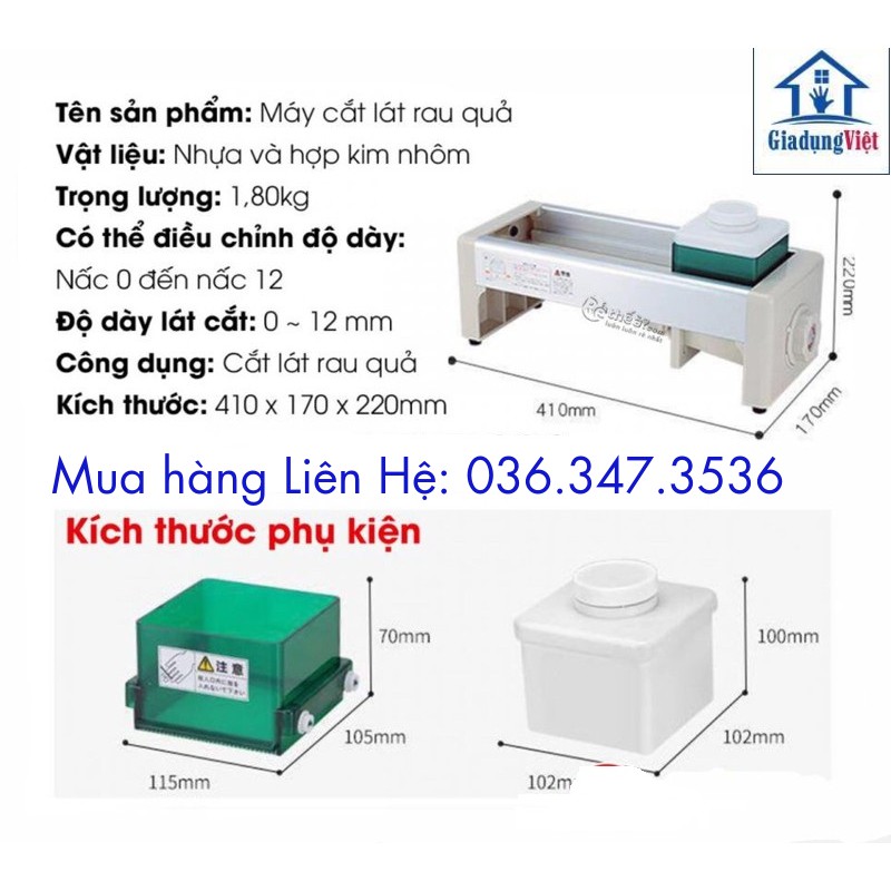 Máy Cắt Lát Bào Hoa Qủa Cầm Tay 12 Chế Độ