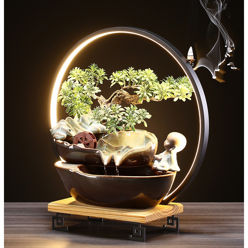 đèn ngủ phong thủy cao cấp, đài thưởng trầm, thác nước hương trầm cao cấp, thác nước phong thủy cao cấp.TDVN