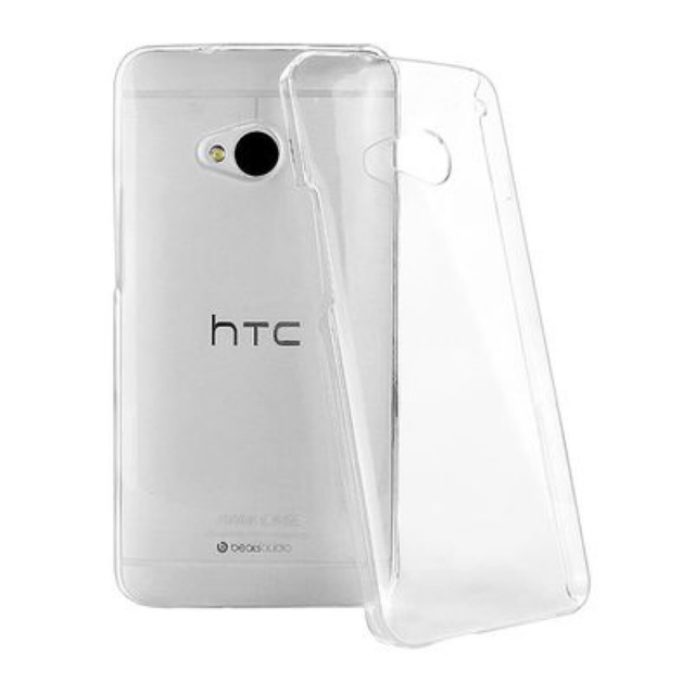 Bộ 2 ốp dẻo trong silicon cao cấp HTC M7