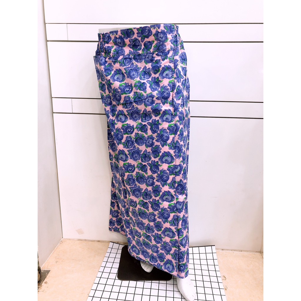 Váy Chống Nắng Hoa Xẻ 2 Lớp Dài Cho Nữ Duy Ngọc Cao Cấp, chất liệu vải Cotton dày dặn chống nắng hiệu quả (7988)