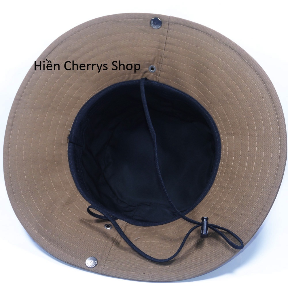 [ Nhiều mẫu ] Nón tai bèo nam vành rộng 8,5 cm thêu chữ A-X kết hợp vải cotton tốt mềm mại