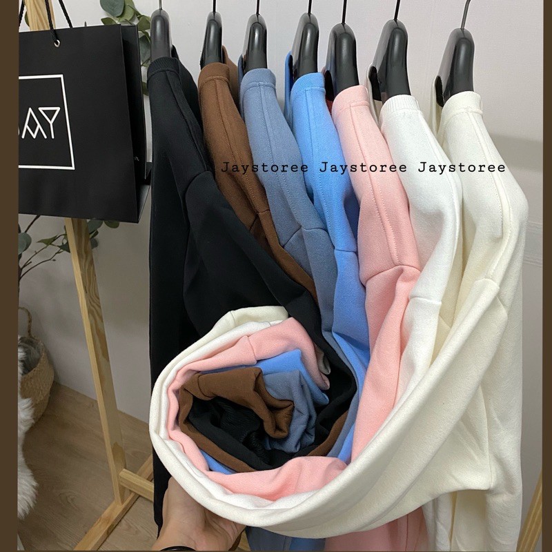 Áo sweater Trơn nỉ bông❤️/Nam nữ Unisex/SWEATER TRƠN ❤️ | BigBuy360 - bigbuy360.vn