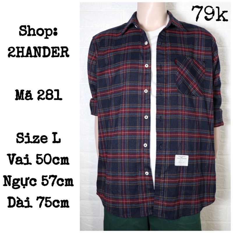 [Mã FAMAYMA2 giảm 10K đơn 50K] Áo flannel 2hand đủ size hàng Nhật (Inbox để chọn mẫu) | BigBuy360 - bigbuy360.vn