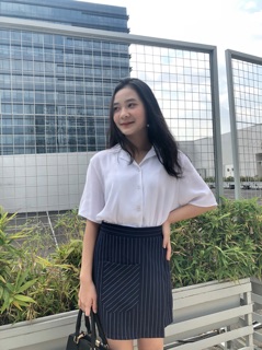 Áo sơmi croptop cổ pyjama