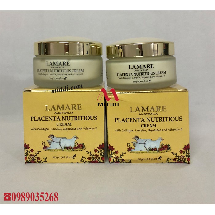 Kem nhau thai cừu Lamare Placenta Nutritious Cream