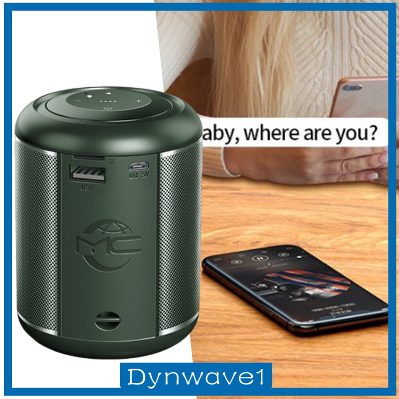 [DYNWAVE1]Portable Wireless Mini Bluetooth Speaker 2200mAh Rechargeable, Small Size, Stereo Sound