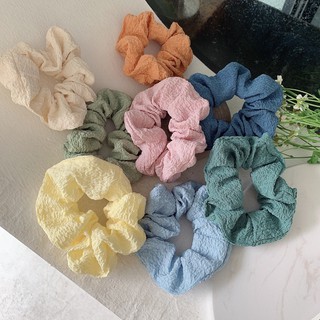 Scrunchies trơn tùm lum màu