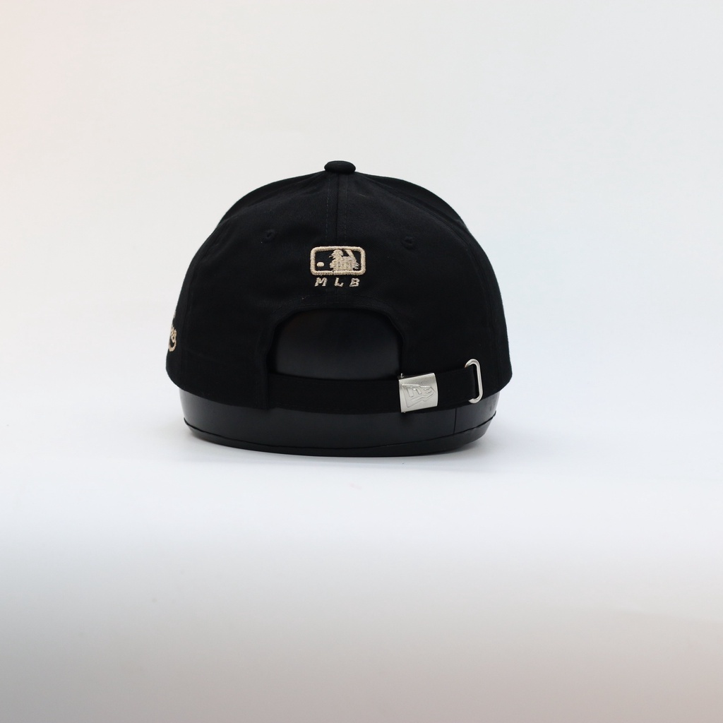 Mũ nón lưỡi trai M L B chất vải cotton Hàn Quốc cao cấp, nón kết Unissex màu đen logo thêu