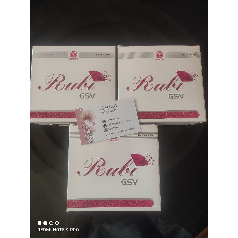 VIÊN UỐNG ĐẸP DA RUBI GSV 60VIÊN | BigBuy360 - bigbuy360.vn