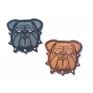 Sticker Ủi Thêu Hình Chó Bull