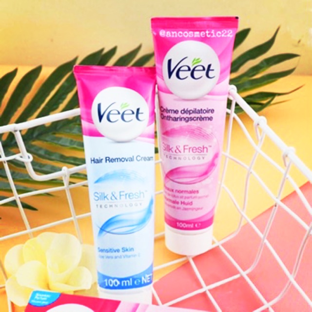 Kem tẩy lông veet 100ml - Tẩy lông tay, tẩy lông chân, tẩy lông nách hiệu quả - Thành phần tự nhiên cho da nhạy cảm