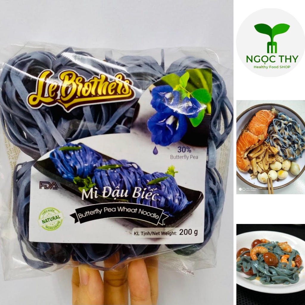 Mì hoa đậu biếc eatclean Duy Anh Food gói 200gr