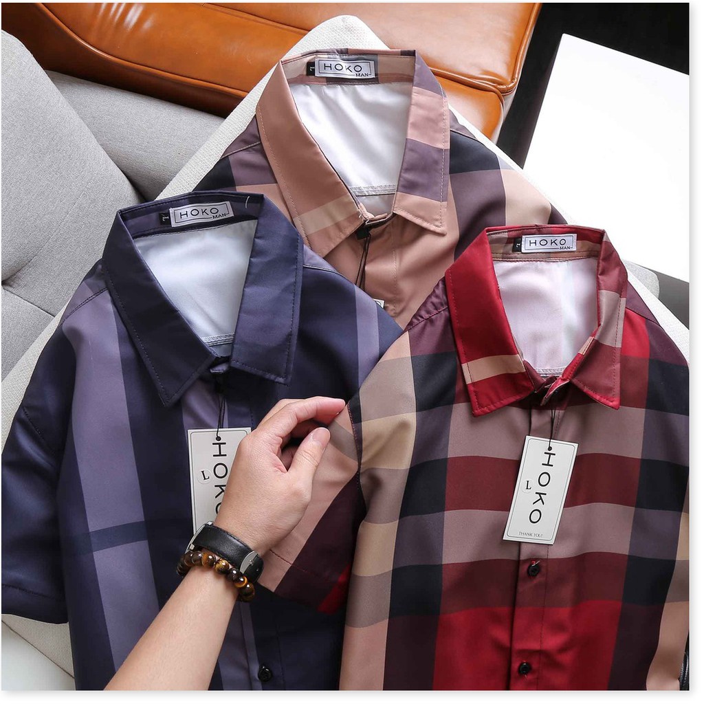 ÁO SƠ MI 3D NAM SỌC CARO CỰC CHẤT , ĐẸP , BAO NGẦU CHO CÁC ANH EM KOKO MI STORE