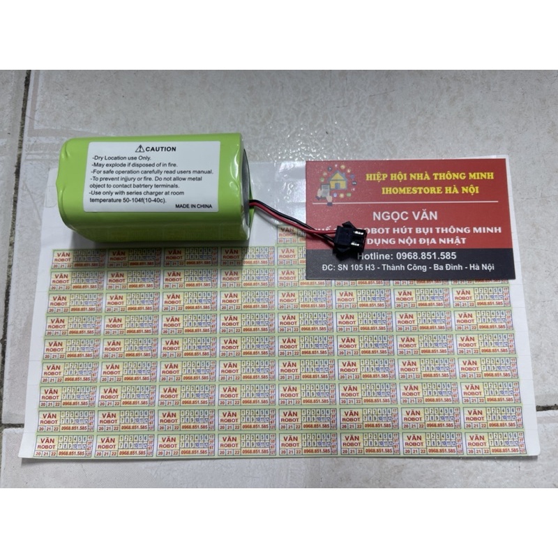 Pin robot hút bụi lau nhà ecovacs,xiaomi,medion,lifie,irobot