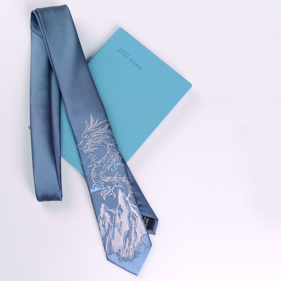 Yulong Cà Vạt JK Đồng Phục Núi Tuyết Làm Bằng Tay Phong Cách Nhật Bản Cho Nam DK Jacquard Chính Hãng