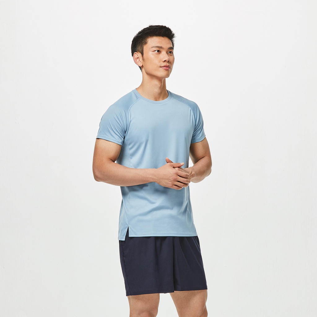 Quần short thể thao nam DOMYOS FST100 có túi - Xanh navy