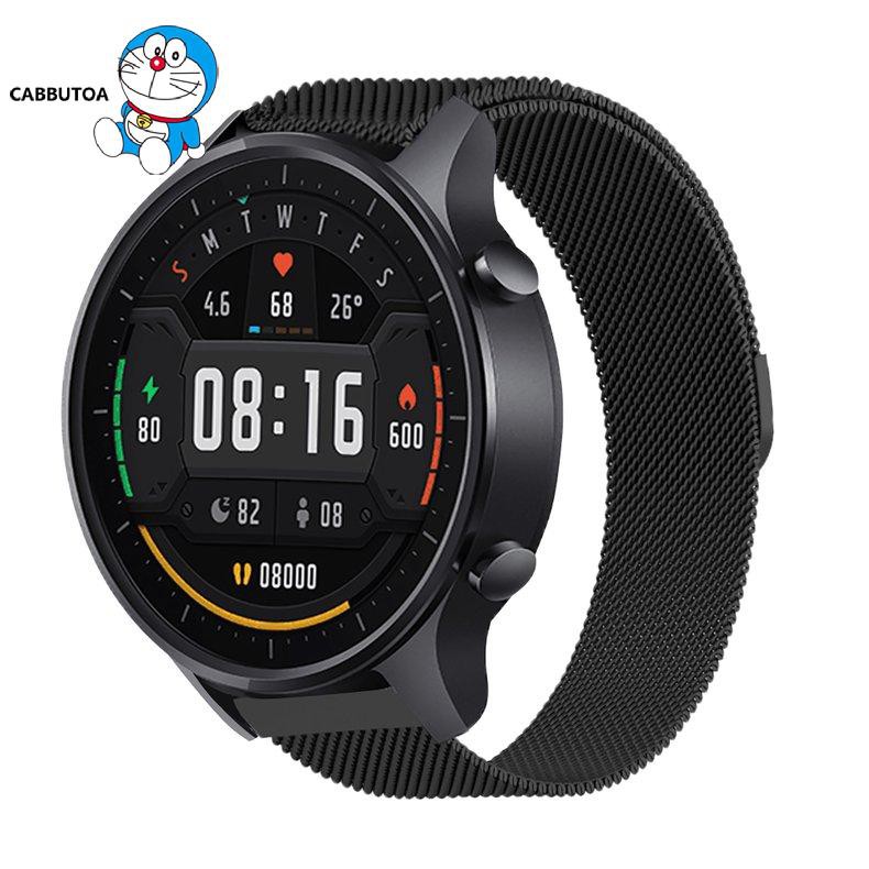 1 Dây Đeo Thay Thế Dạng Lưới Từ Tính Cho Đồng Hồ Thông Minh Xiaomi 22mm