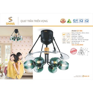 QUẠT TRẦN SINWA QY006