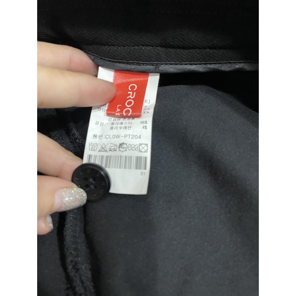 Quần Nữ Suông Hiệu Crocc (Nhiệt nhẹ) - Size 79 (E80-85, M110, Đ27*2, D97, Ố19) - 3482