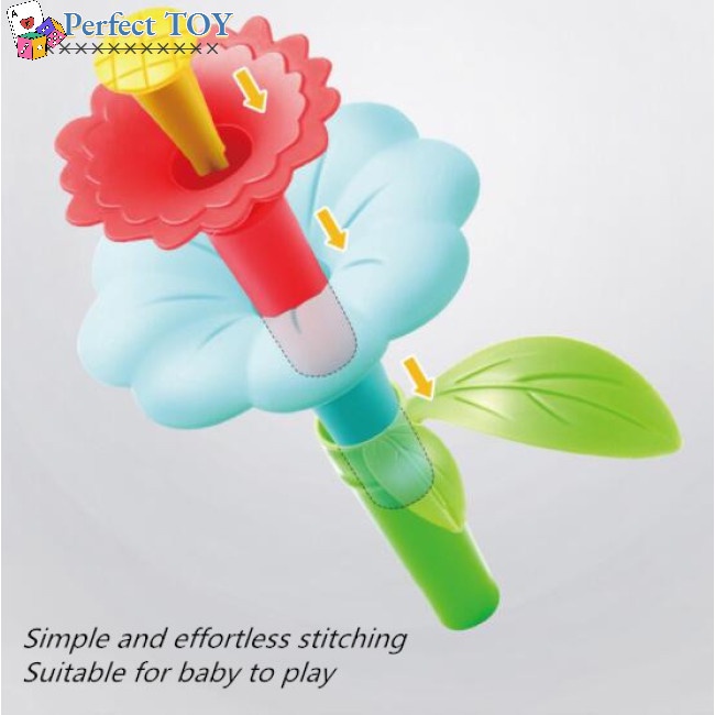 Bộ Đồ Chơi Xây Nhà Cắm Hoa Sân Vườn Cho Bé Gái