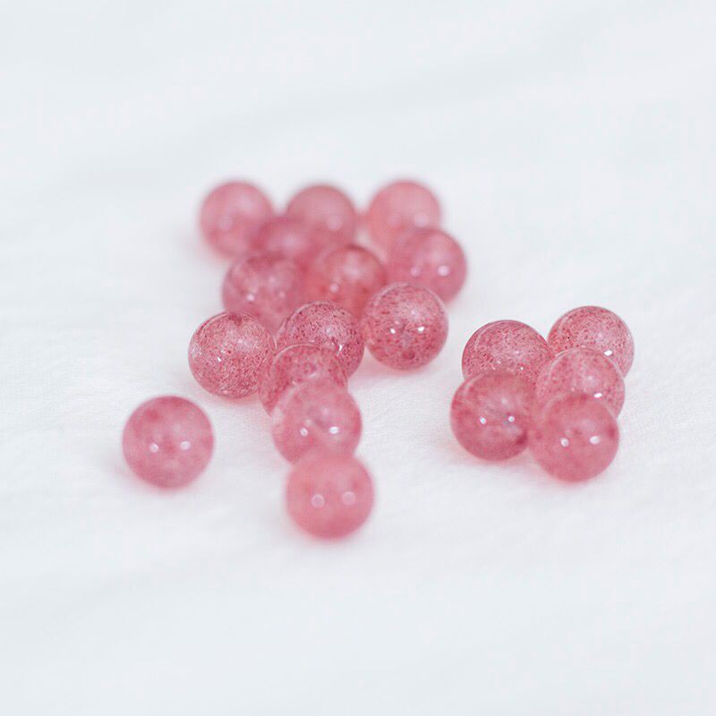 Chuỗi Hạt Đá Thạch Anh Dâu Tự Nhiên | BigBuy360 - bigbuy360.vn