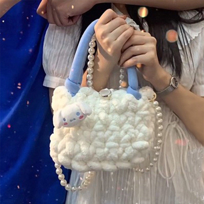 Túi Đeo Chéo Handmade Hình Đám Mây Dễ Thương Cho Nữ