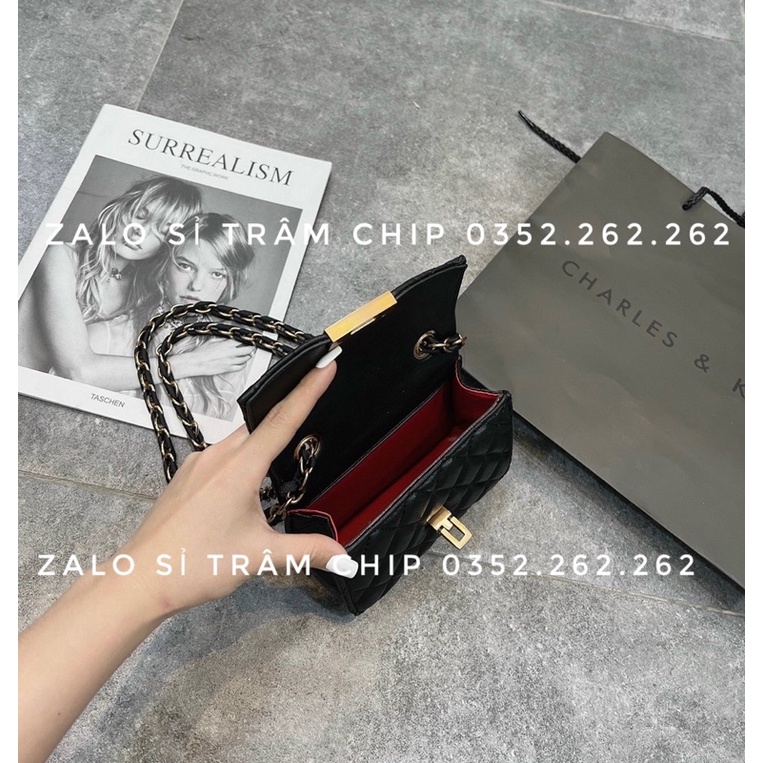 Túi Đeo Chéo Đeo Vai Trần Ô Khoá Gập Hàng Hót Size 16