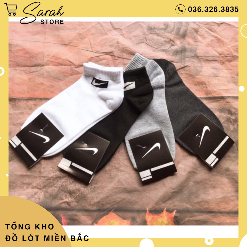 Set 10 Đôi Tất Nam Cổ Ngắn Lưỡi Liềm