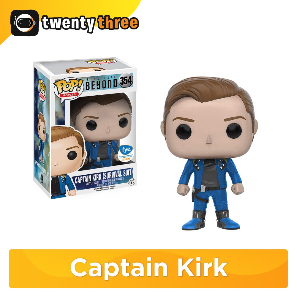 Mô hình đồ chơi Funko Pop • Captain Kirk 354 • Star Trek Beyond (Fye Exclusive)