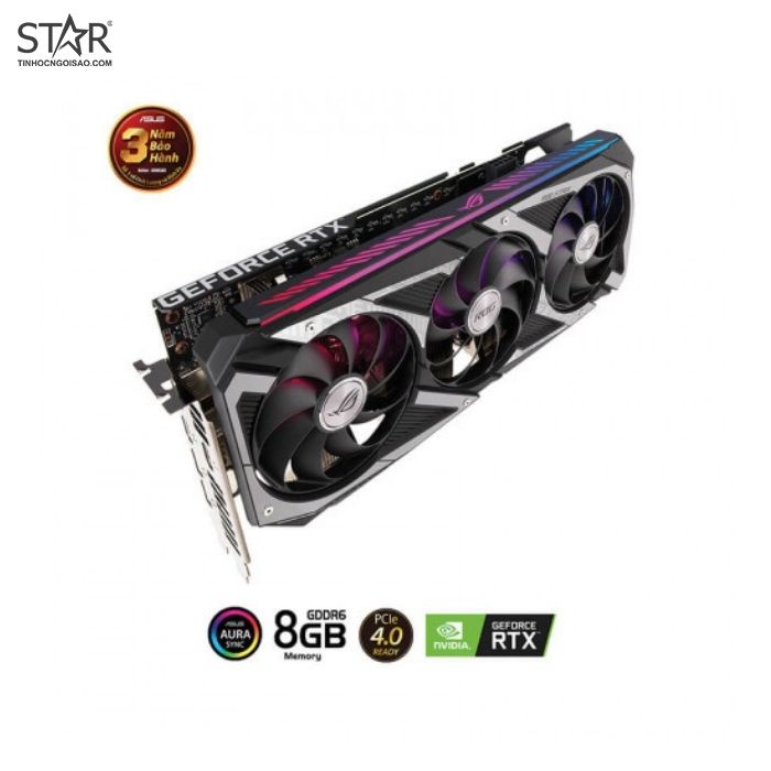 Vga Asus Rog Strix Gaming RTX3050 OC 8GB 3 Fan