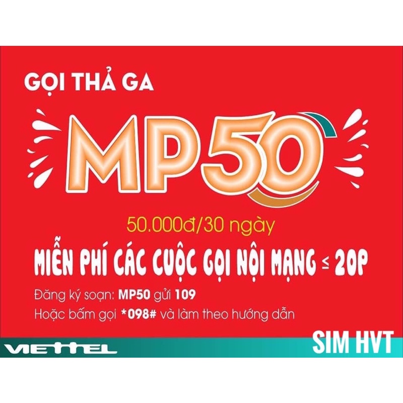 [Tỷ phút nội mạng] Sim viettel 4G chuyên dùng nghe gọi nội mạng