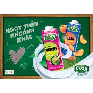 Trà Sữa nước Cozy lốc 4 hộp 225ml